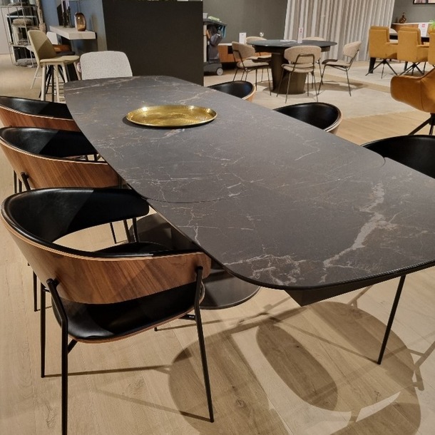 Calligaris keramische tafel Cameo (met 2 uitschuifbladen) - 0